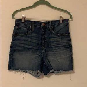 JCrew High Waisted Jean Shorts